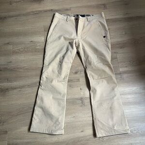 Men's Beige DC Snowpants 10K